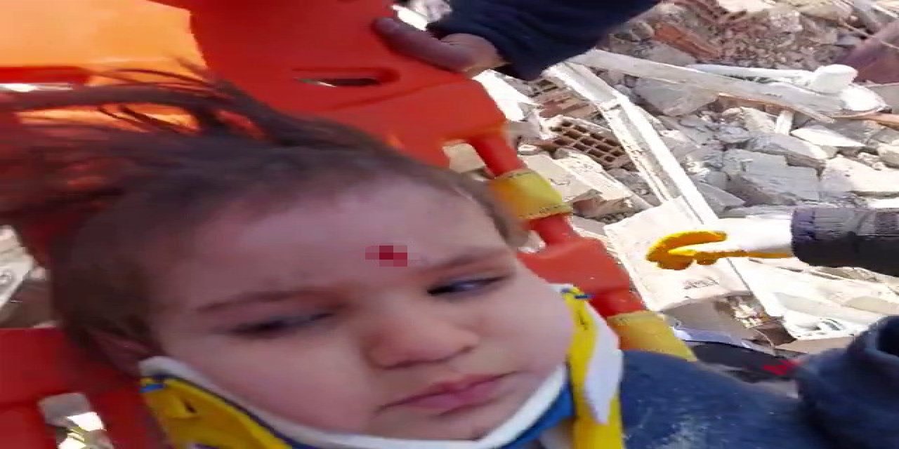 Küçük kız 150. saatte çıkarıldı