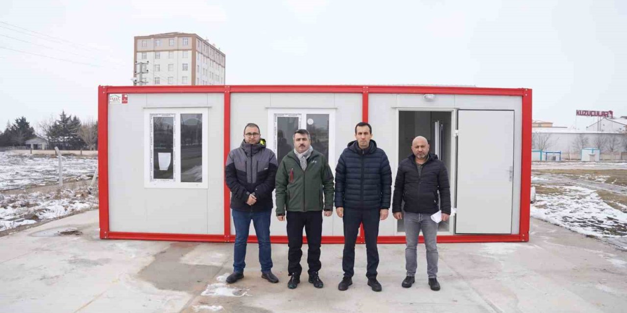 Yıldırım Belediyesi deprem bölgesinde konteyner şehir kuruyor