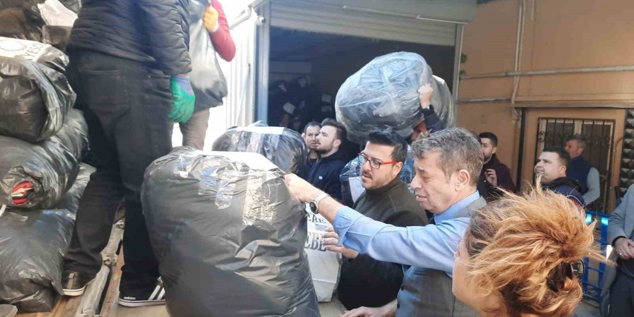 Aydınlı esnaf odalarından depremzedelere yardım eli