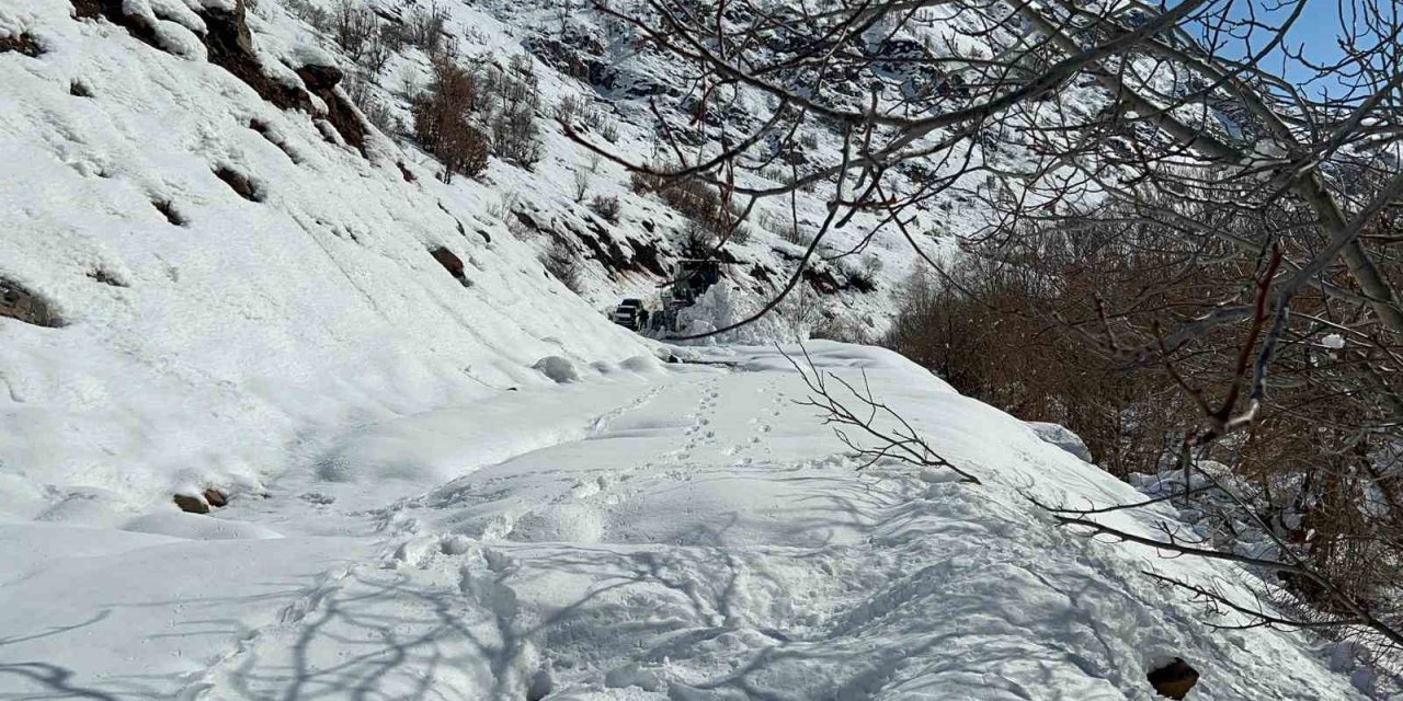 Hakkari’de 13 yerleşim yerinin yolu kapandı