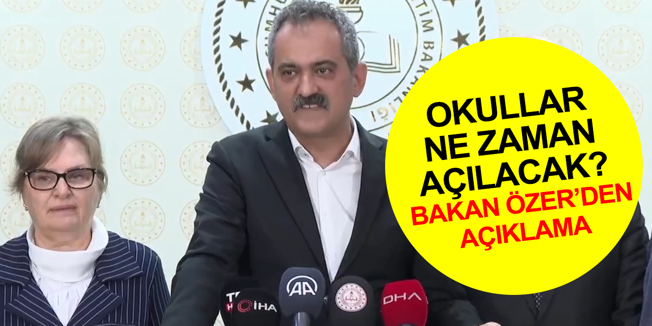 Okullar ne zaman açılacak? Konya dahil 71 ilde 20 Şubat, deprem bölgesinde 1 Mart açıklaması