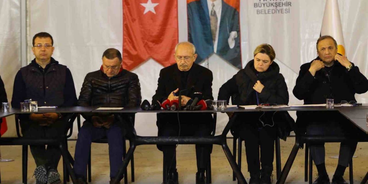 CHP lideri Kılıçdaroğlu’ndan deprem bölgesi Hatay’da açıklamalar
