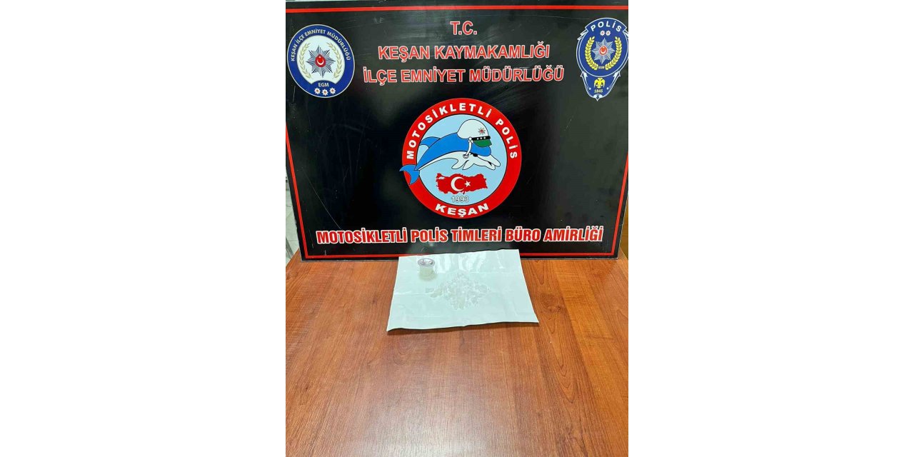 Kovalamaca sonrası yakalanan şahsın üzerinden uyuşturucu çıktı