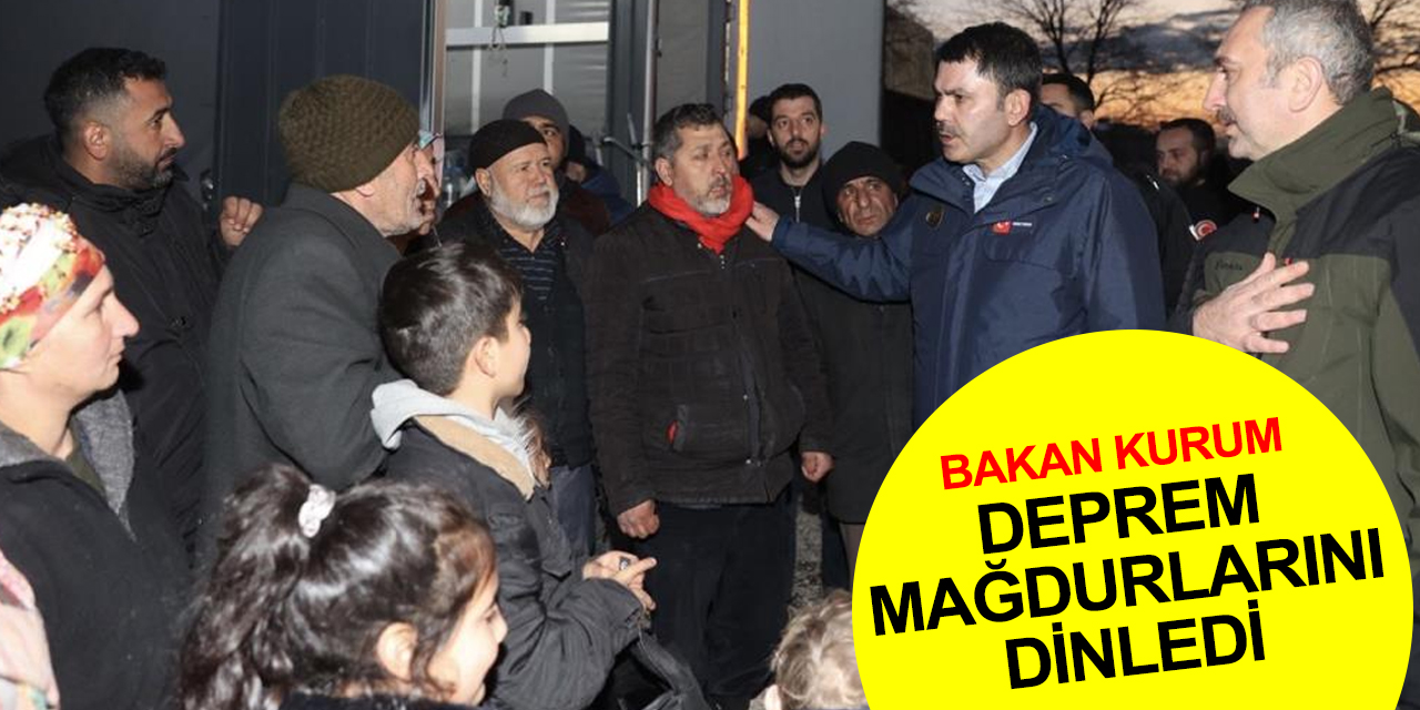 Bakan Kurum Nurdağı ve Islahiye'de depremzedeleri dinledi! Konteyner kent ve kira yardımı açıklaması