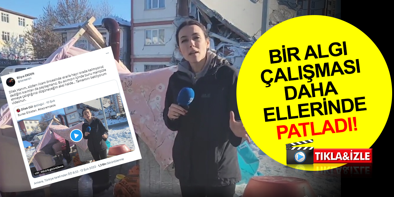 Euronews Türkçe'nin Elbistan'a 'çadır yok' algısı elinde patladı! Videonun tamamını bekliyoruz