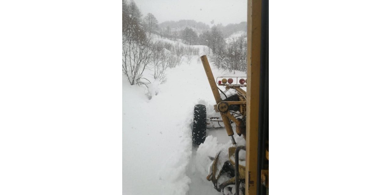 Giresun’da 42 köy yolu kar nedeniyle ulaşıma kapandı