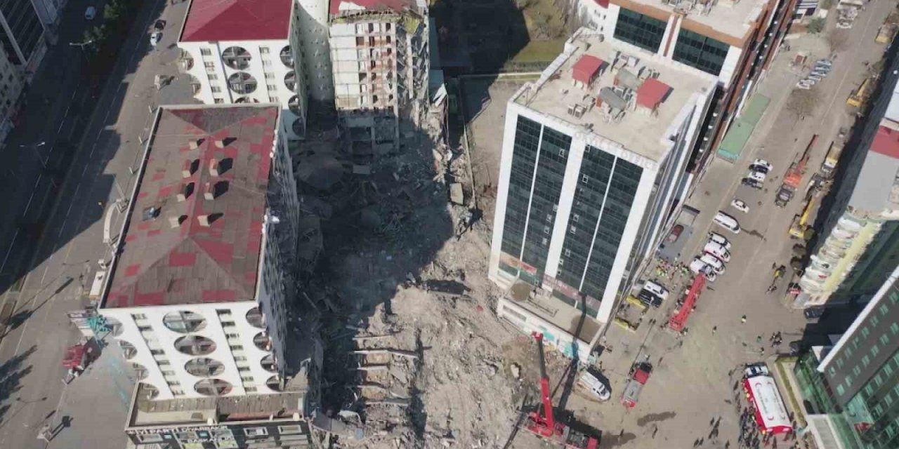 Diyarbakır Galeria Sitesi havadan görüntülendi, depremin izleri yürek burktu