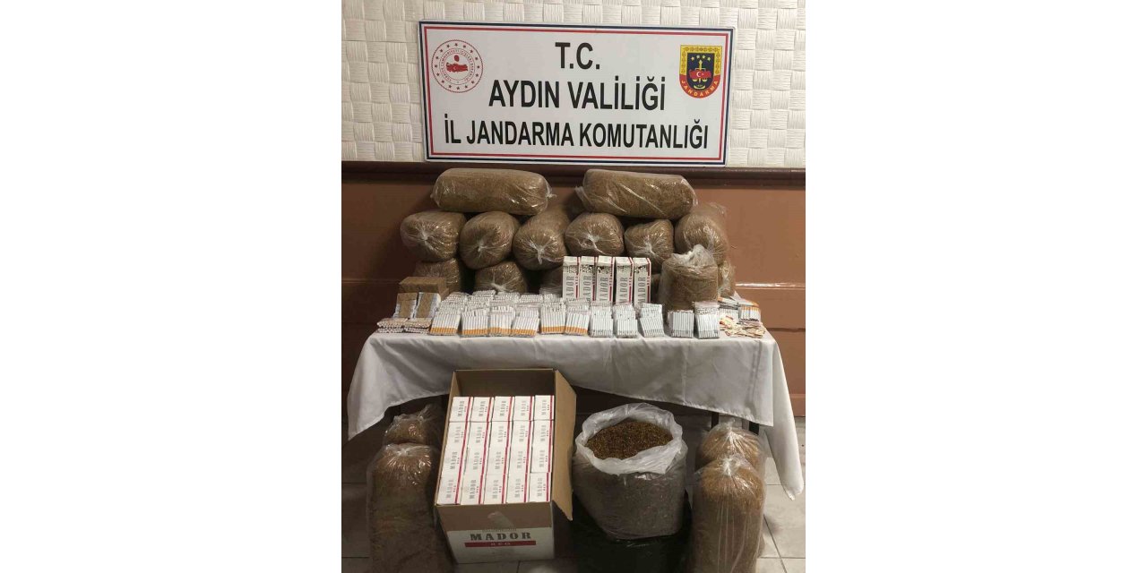 Söke’de kaçak sigara operasyonu