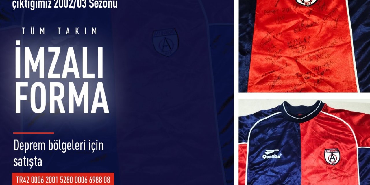 Altınordu, şampiyonluk formasını satışa çıkardı