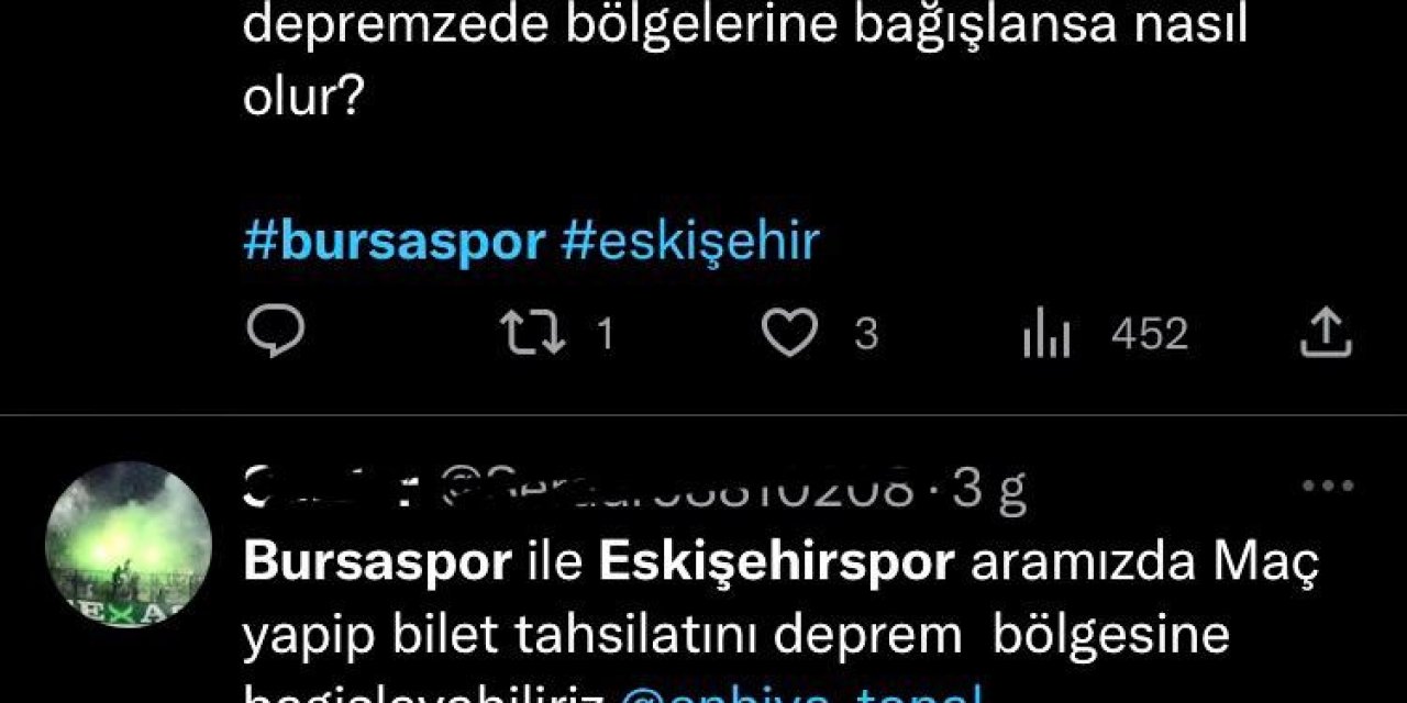 Ezeli rakip taraftarlarından yardım maçı çağrısı