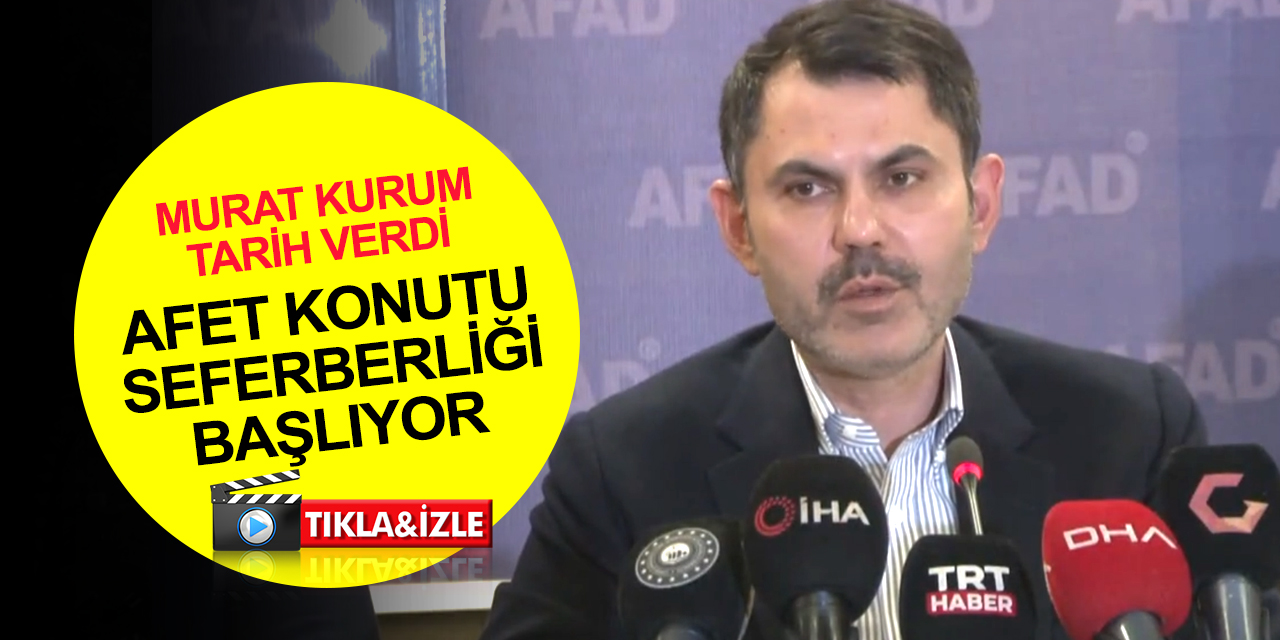 Bakan Kurum'dan 10 ilde hasar tespiti açıklaması! Deprem bölgesinde afet konutları için çalışmalar başladı