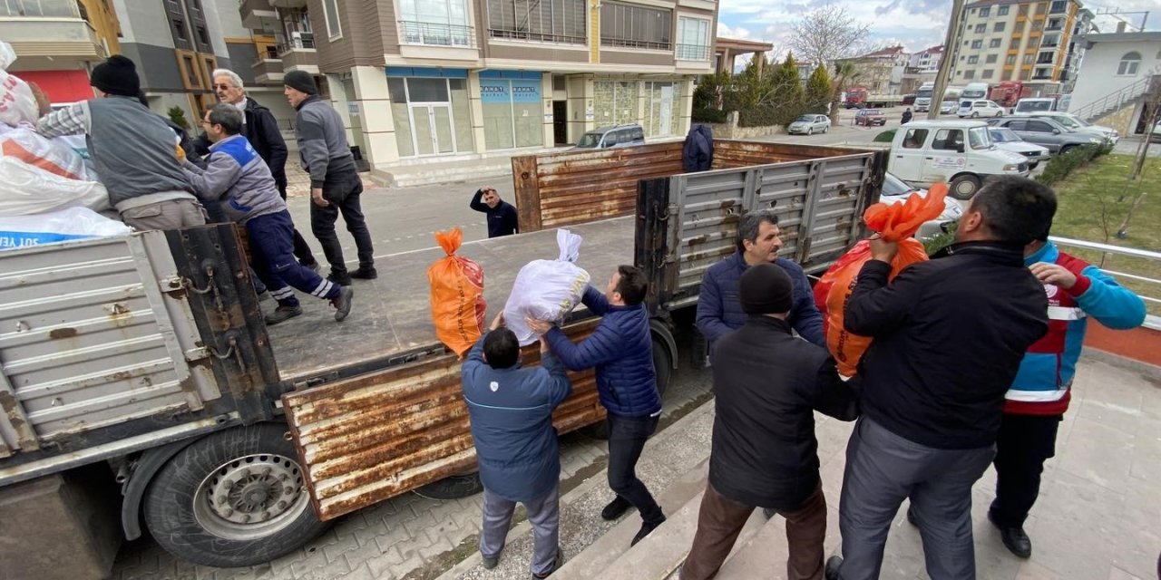 Havran’dan bölgeye yardımlar aralıksız sürüyor