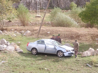 Karaman'da trafik kazası: 2 Yaralı