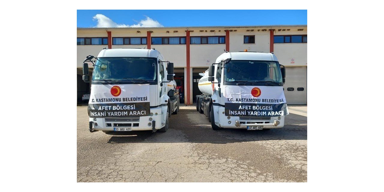 Kastamonu Belediyesi deprem bölgesine bir insani yardım kamyonu daha gönderdi