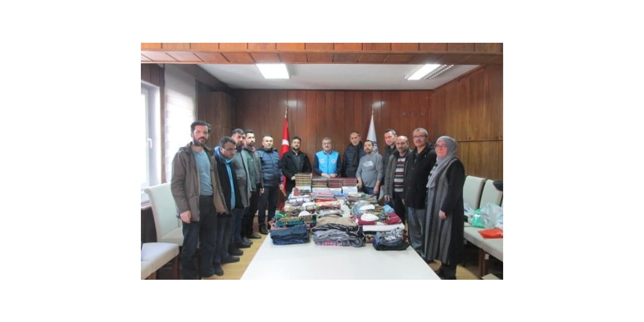 Muğla İl Müftülüğü’nden depremzedelere kitap ve giyecek yardımı