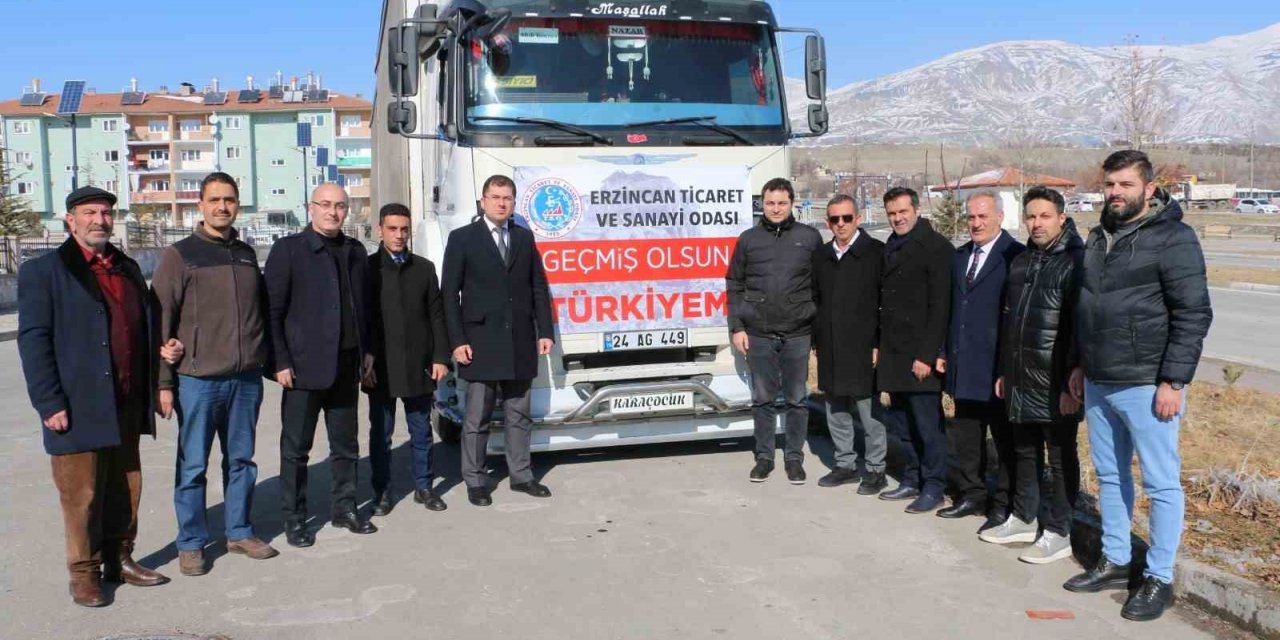 Erzincan TSO’nun 2. yardım tırı yola çıktı