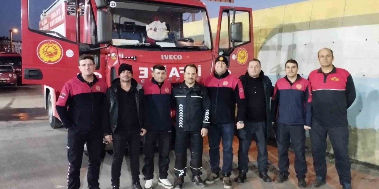 Yalova İtfaiyesi 3. ekibini Gaziantep’e gönderdi
