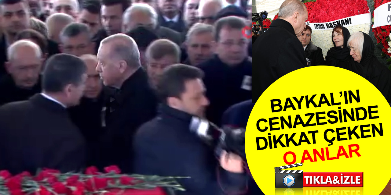 Deniz Baykal’ın cenaze namazında dikkat çeken görüntüler!