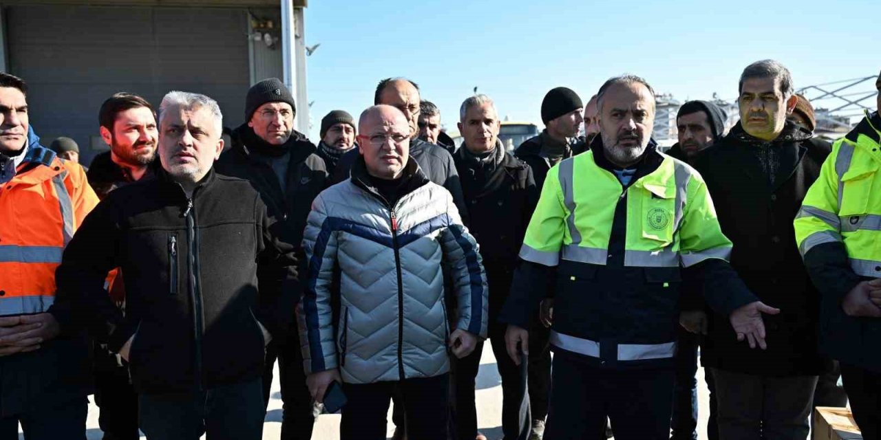 Başkan Gürkan Hatay’a destek ziyaretinde bulundu