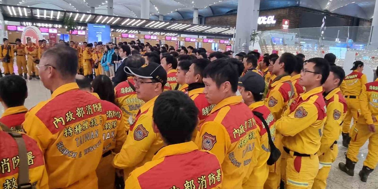 Deprem bölgesindeki çalışmalarını tamamlayan Tayvanlı ekip ülkelerine döndü