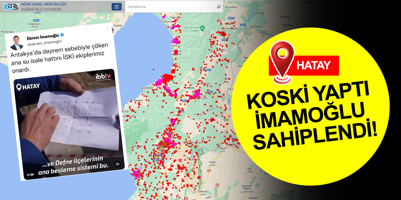 İmamoğlu'ndan 'Hatay'ın ana su şebekesini onardık' paylaşımı! Konya'nın hizmetine de çöktü