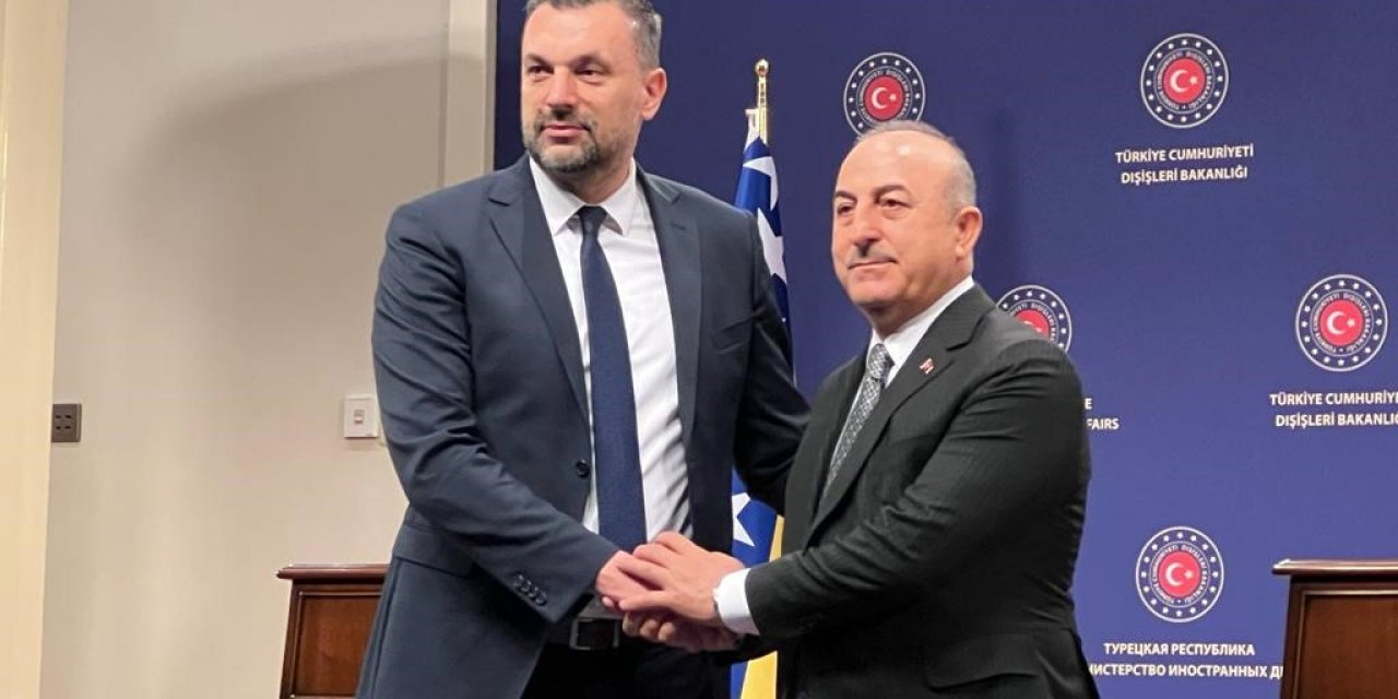 Dışişleri Bakanı Çavuşoğlu, Bosna-Hersekli mevkidaşı Konakoviç ile görüştü