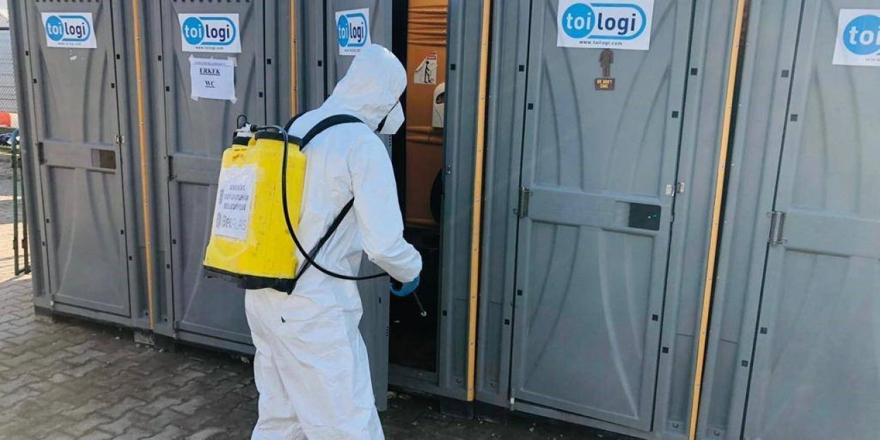 MSB: “Kahramanmaraş’ta kurulan çadır kentte ilaçlama faaliyetleri de gerçekleştiriliyor”