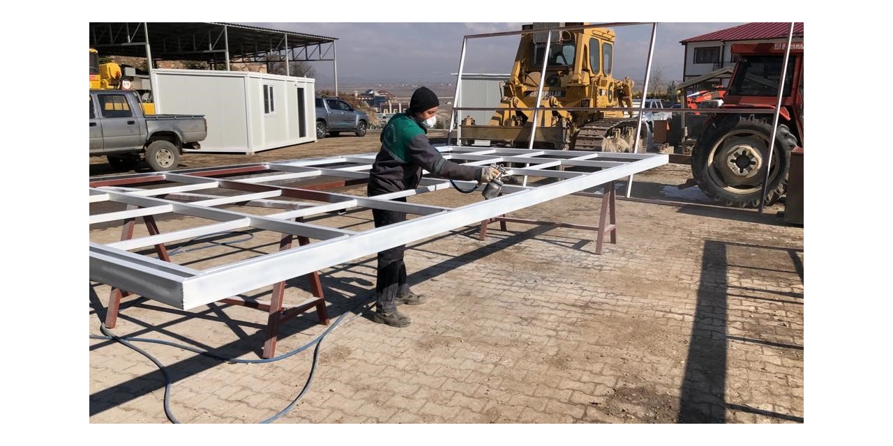 Afet bölgesine konteynır üretilecek