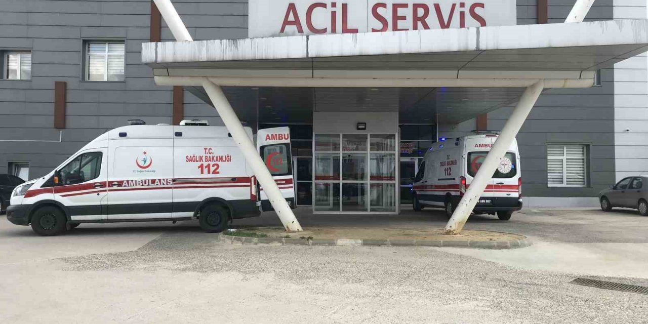 Elektrik çarpan işçi hastaneye kaldırıldı