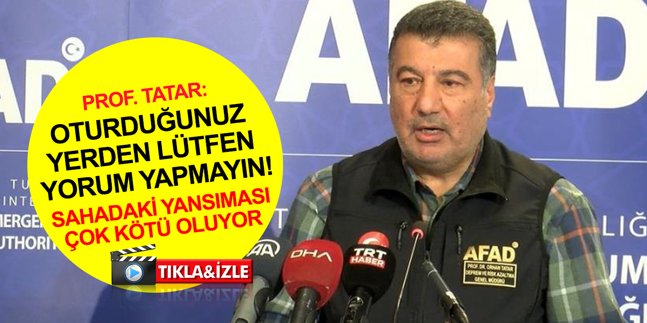 Baraj patlamadı, volkan mı patlayacak? Prof. Orhan Tatar'dan açıklama