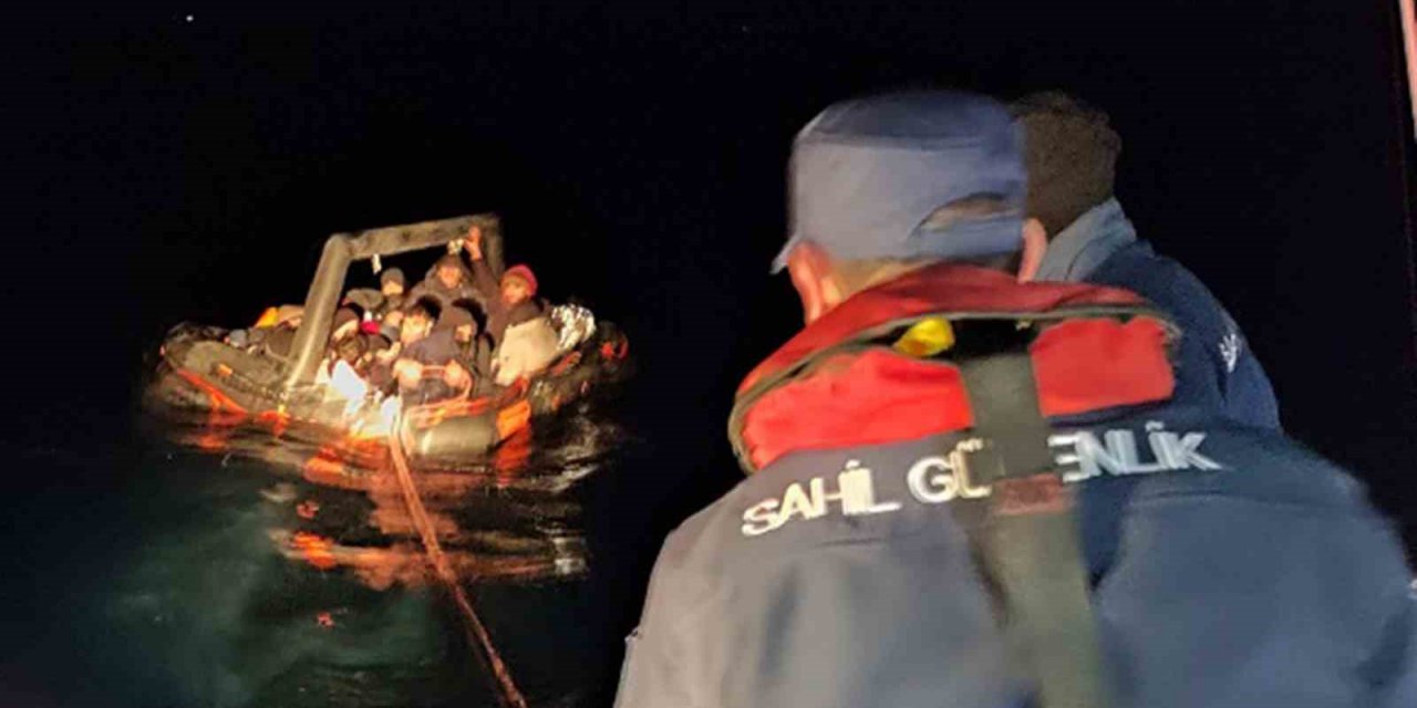 Datça ve Marmaris’te 42 düzensiz göçmen kurtarıldı