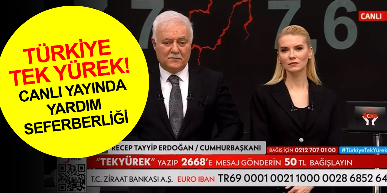 Türkiye Tek Yürek ortak canlı yayın bağış kampanyası! Cumhurbaşkanı Erdoğan da katıldı! Kaç lira toplandı?