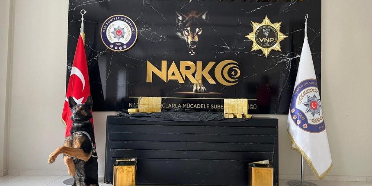 Van’da 30 kilo 640 gram eroin ele geçirildi