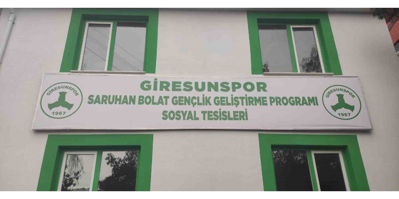 Giresunspor, altyapı tesislerine Saruhan Bolat’ın adını verdi