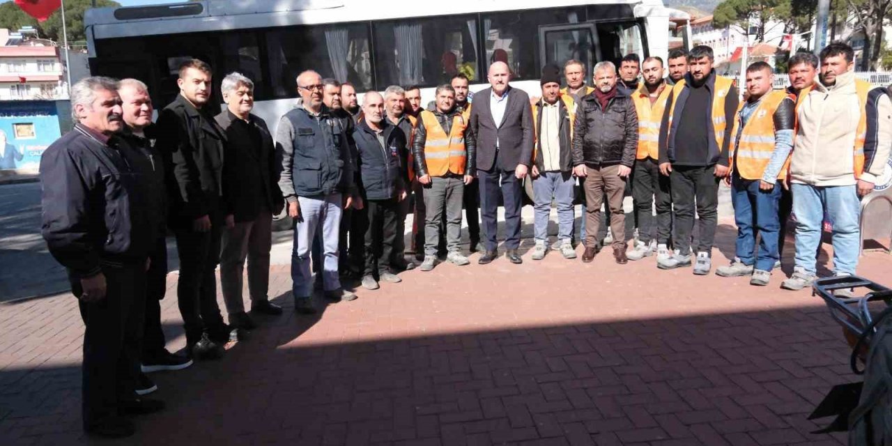 Kuyucak Belediyesi ekipleri deprem bölgesinden döndü