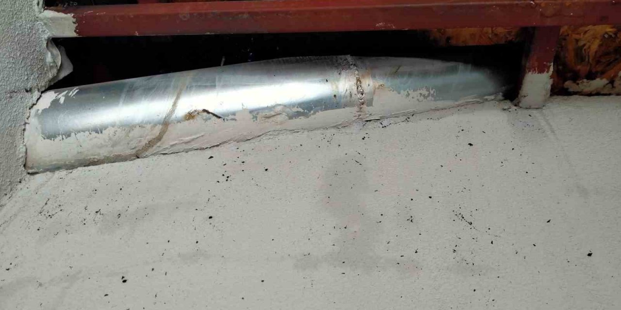 Buharkent’teki baca yangını korkuttu