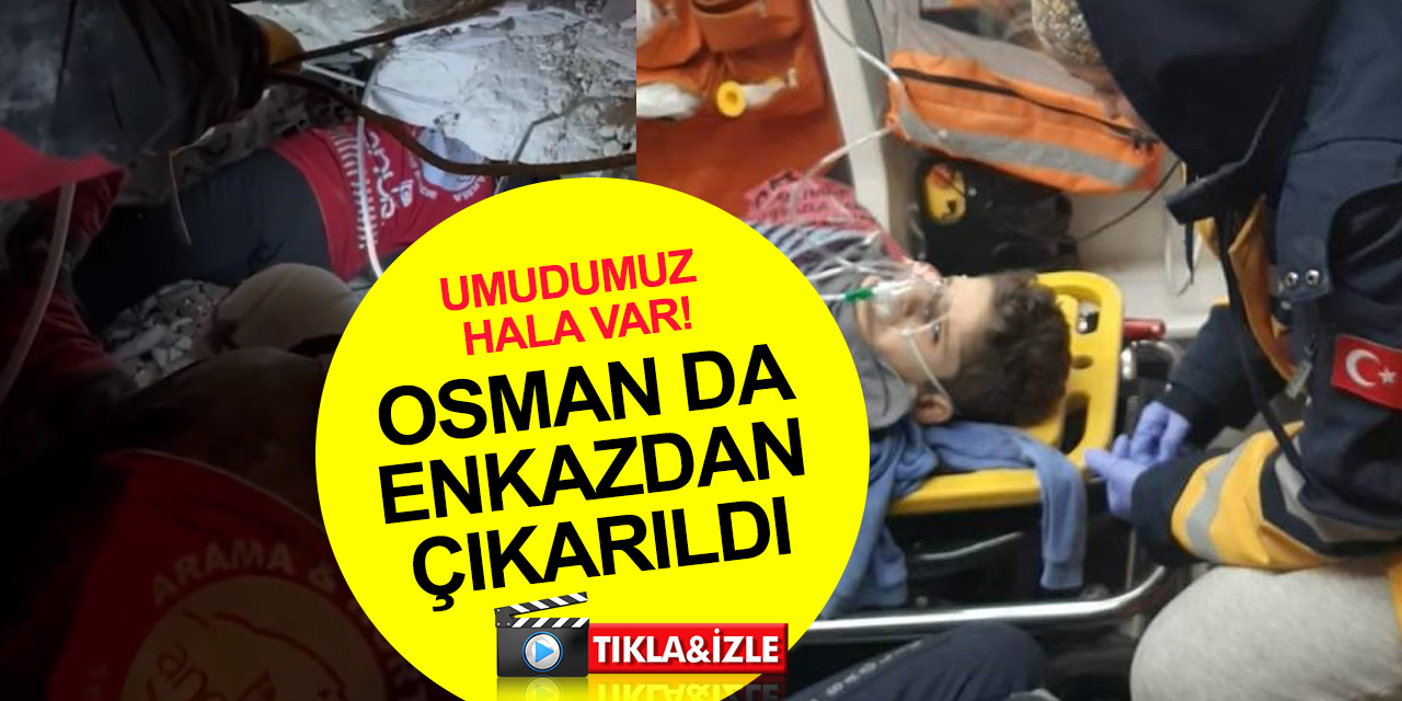 Hatay’dan 260'ncı saatte mucize haberi! 10 yaşındaki Osman umut oldu