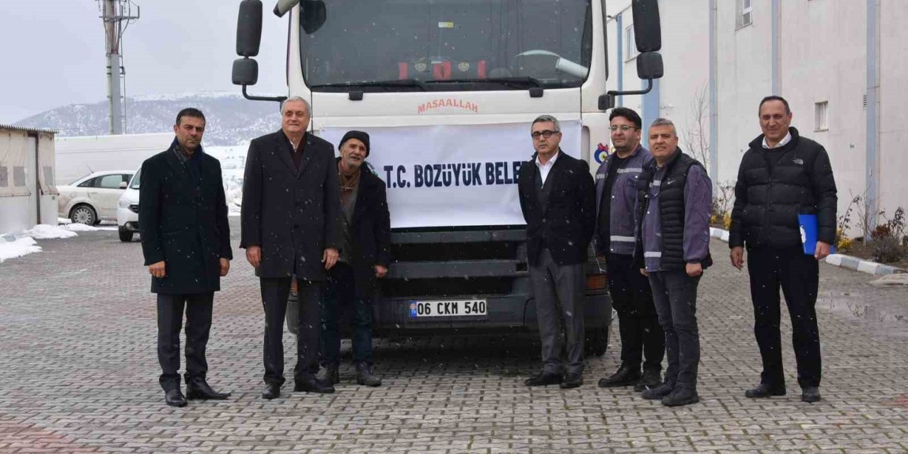 Bozüyük Belediyesi  9. yardım tırı Hatay’a yola çıktı