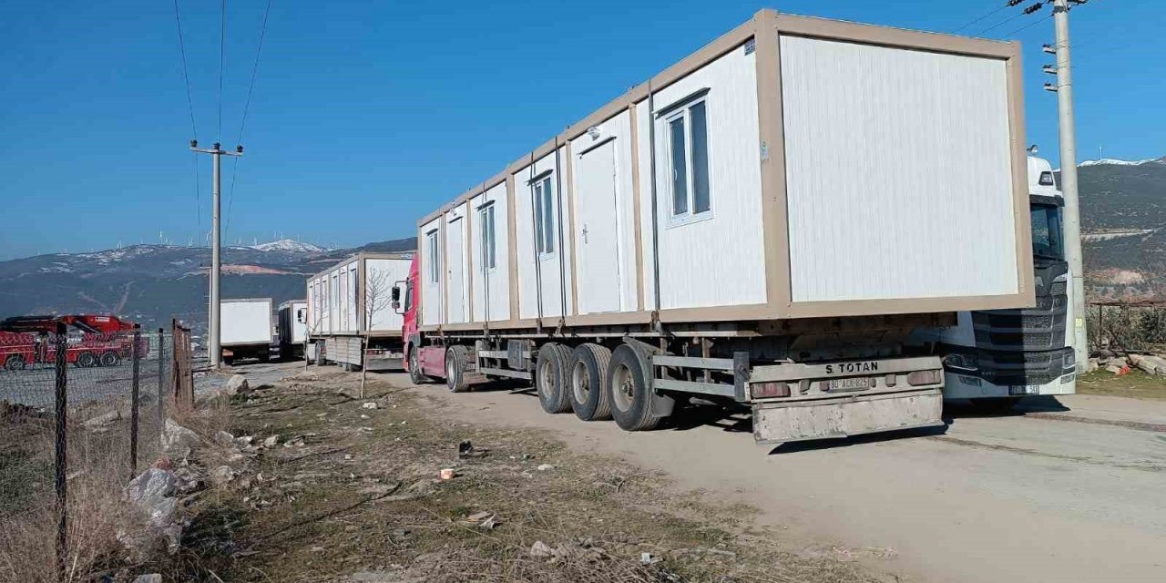 Nurdağı’nda konteyner kent çalışmaları hız kazandı