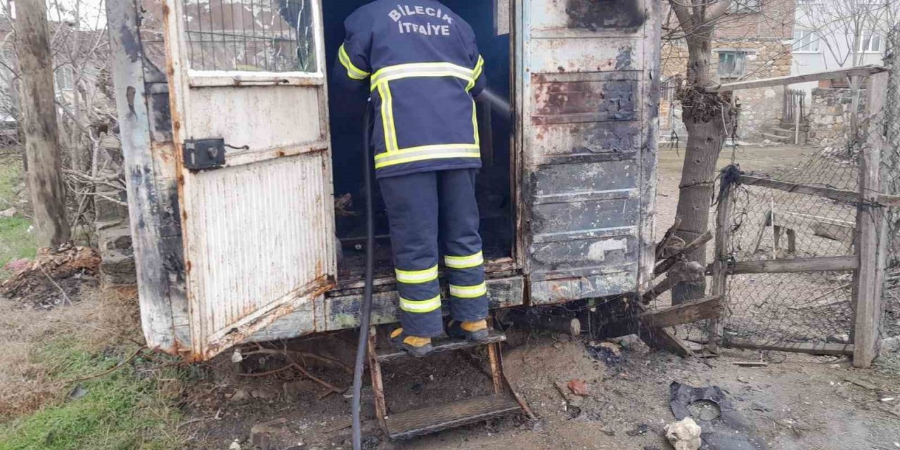 Bilecik’te yaşanan yangında bir kişi ağır yaralandı