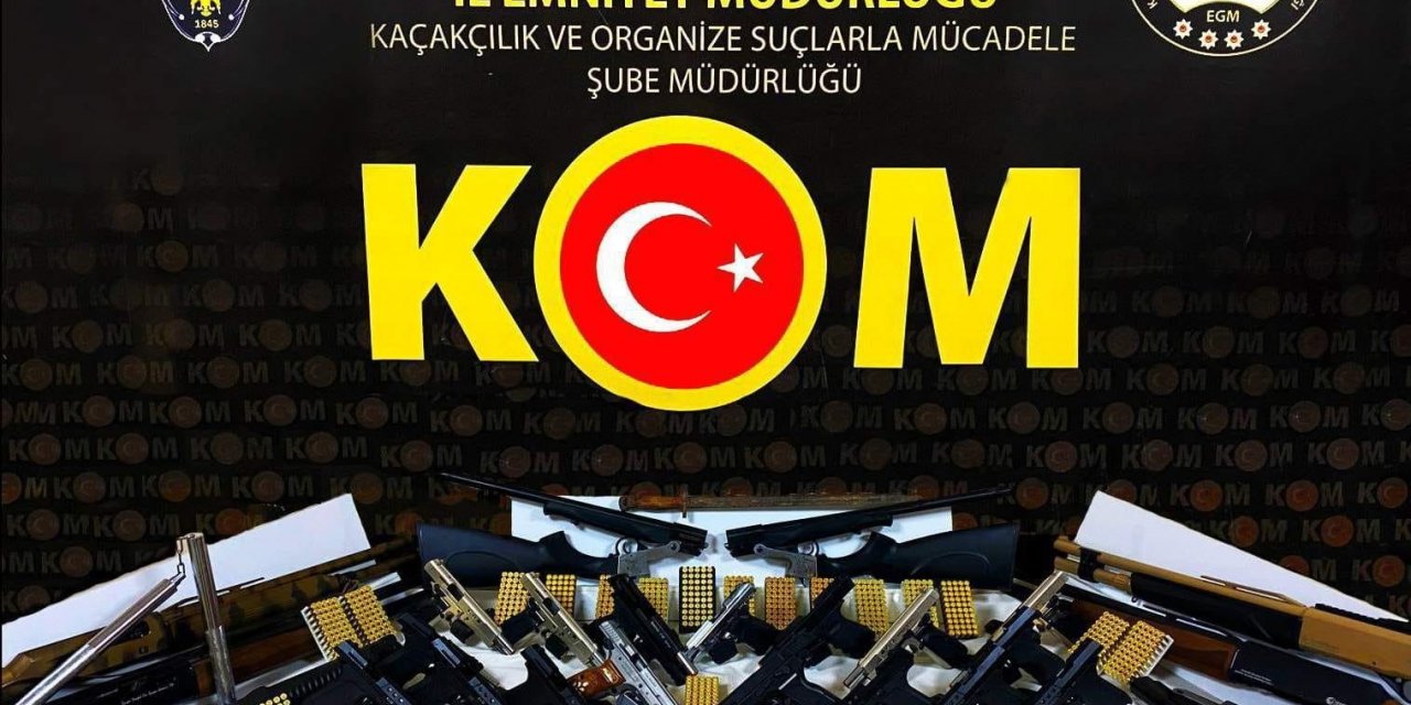 Polisten silah kaçakçılarına operasyon: 9 gözaltı