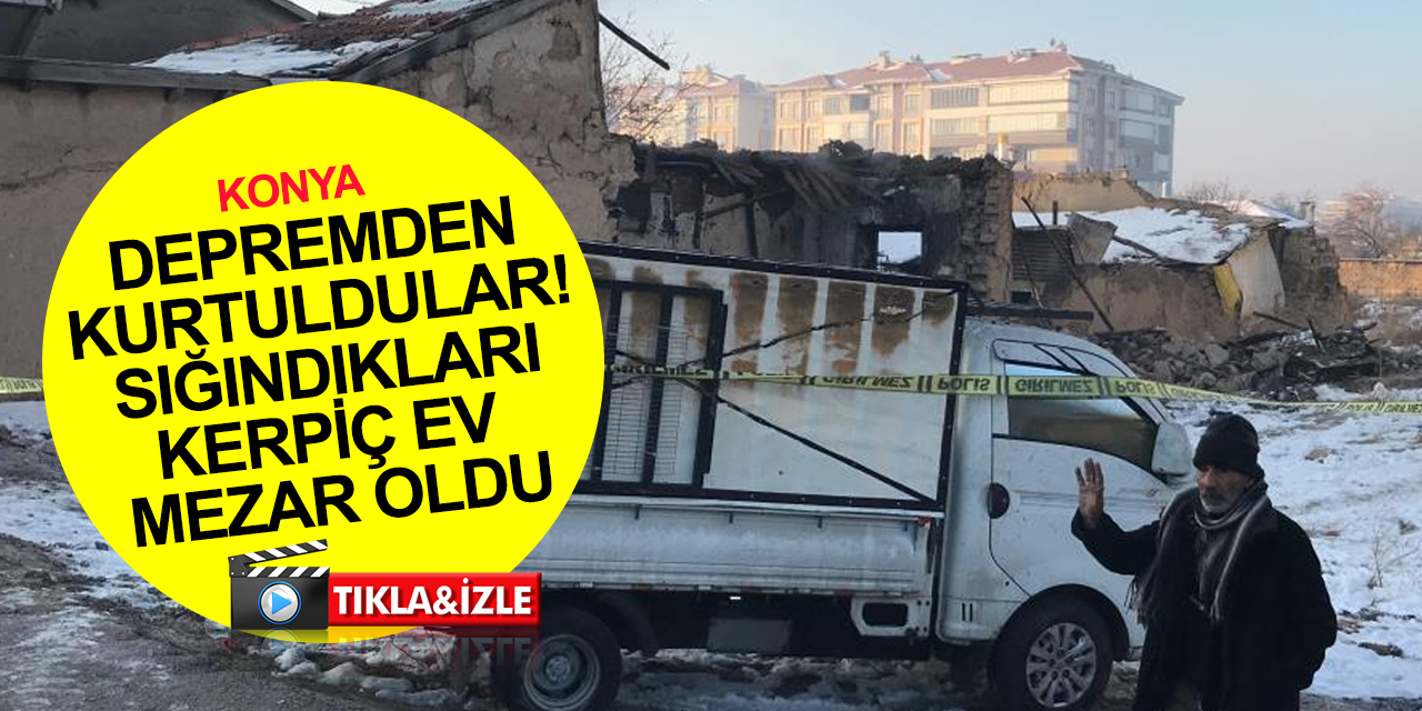 Konya’daki yangında 7 kişilik engelli aile çatının çökmesi sonucu hayatını kaybetti! Başsavcılıktan açıklama