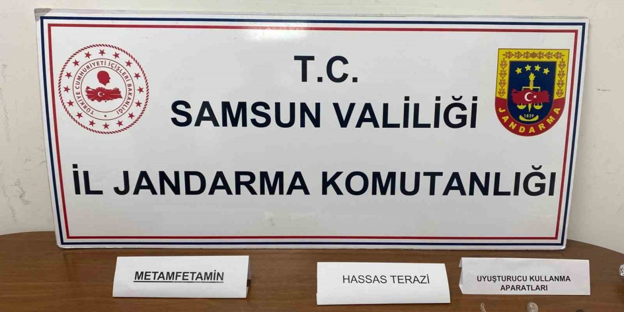 Samsun’da uyuşturucuyla yakalanan şahıs gözaltına alındı