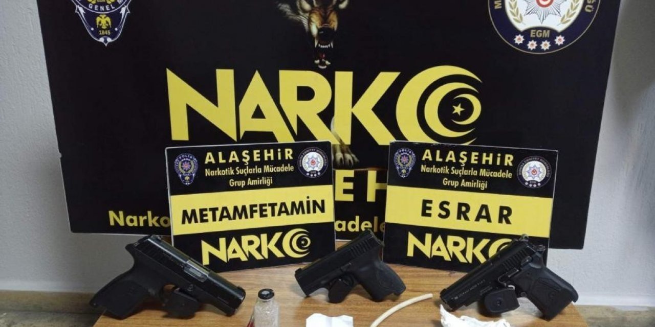 Manisa’da uyuşturucu operasyonu: 3 gözaltı