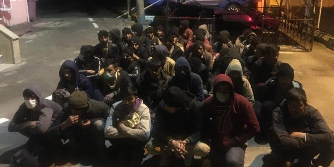 Kocaeli’de 21 düzensiz göçmenin yakalandığı iş yerine 986 bin TL ceza