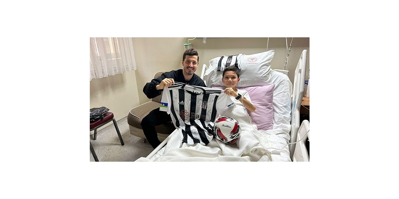 Salih Uçan, küçük Ömer’i ziyaret etti