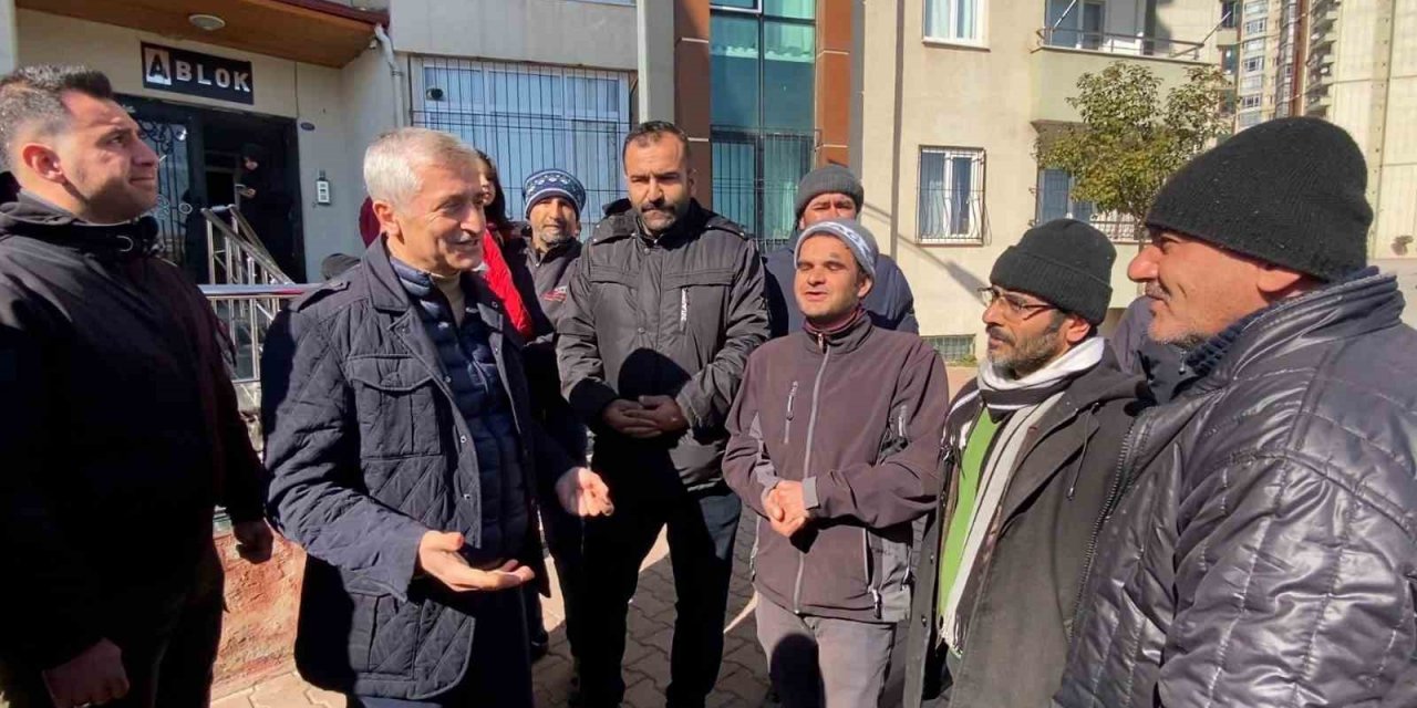 Tahmazoğlu, yan yattı denilen konutları ziyaret etti