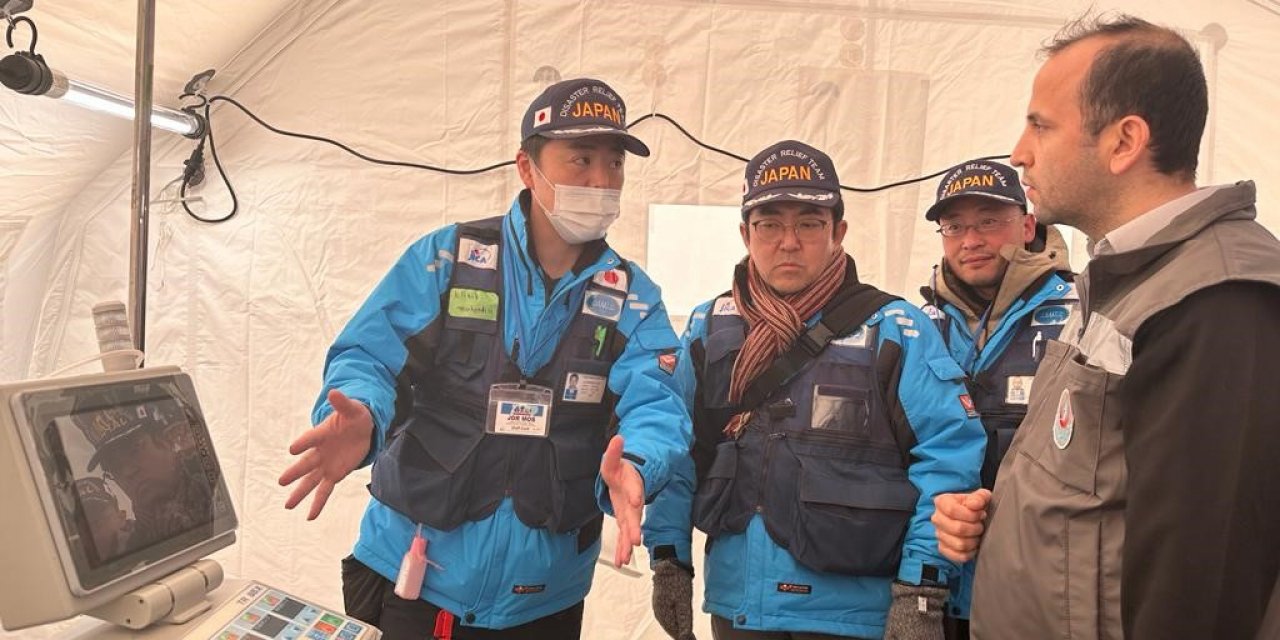 Japon doktorlar Gaziantep’e sahra hastanesi kurdu