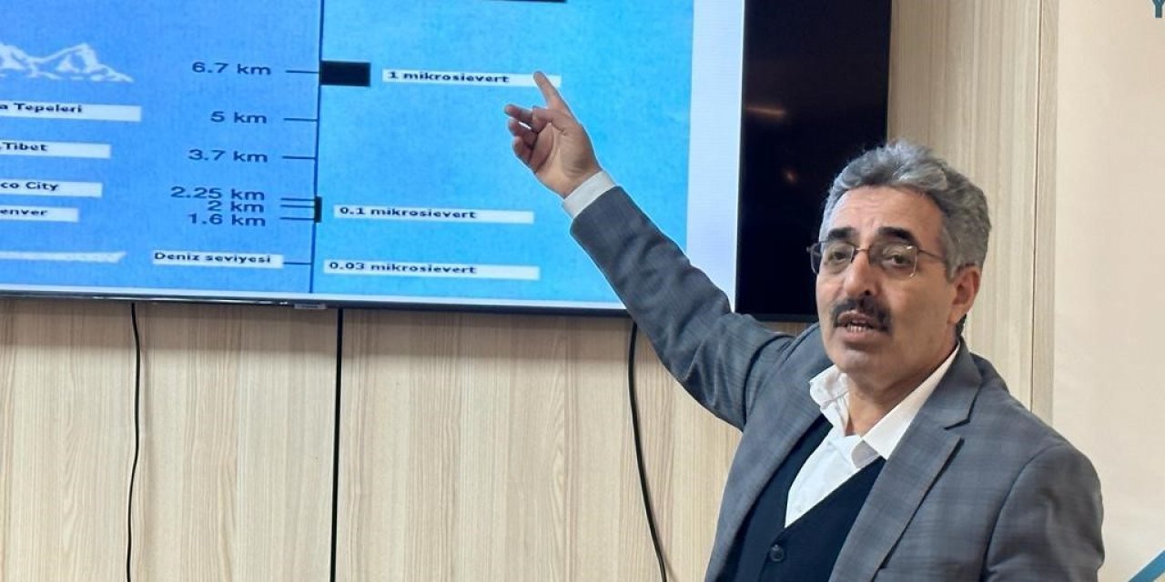 Prof. Dr. Yalçın: “Radyasyonla kuşatılmışız”