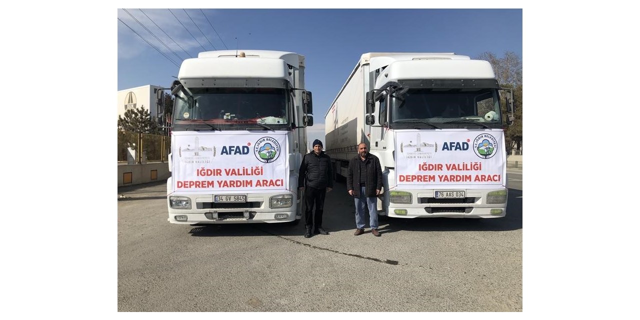 Iğdır’dan deprem bölgesine yem desteği